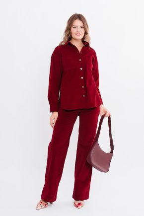 Артикул 401-683/3 (бордовый микровельвет)