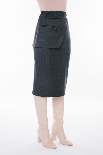 Классическая юбка Артикул Ю211-92/4 (серый)