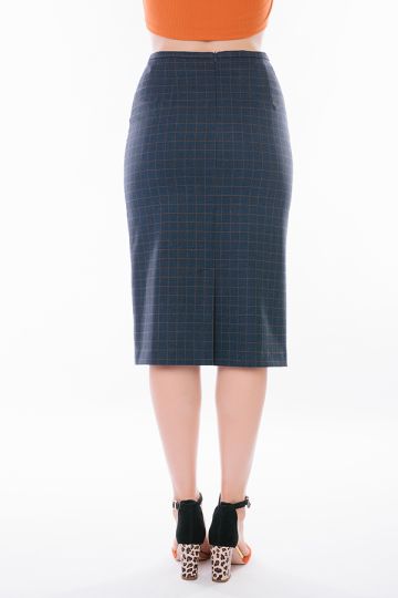 Классическая юбка Артикул Ю211-92/5 (синий)